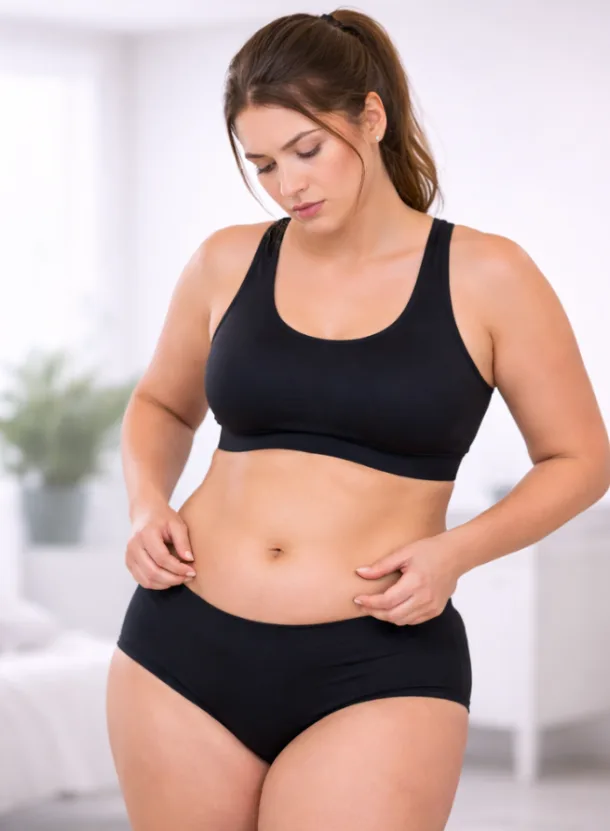 Before CoolSculpting treatment